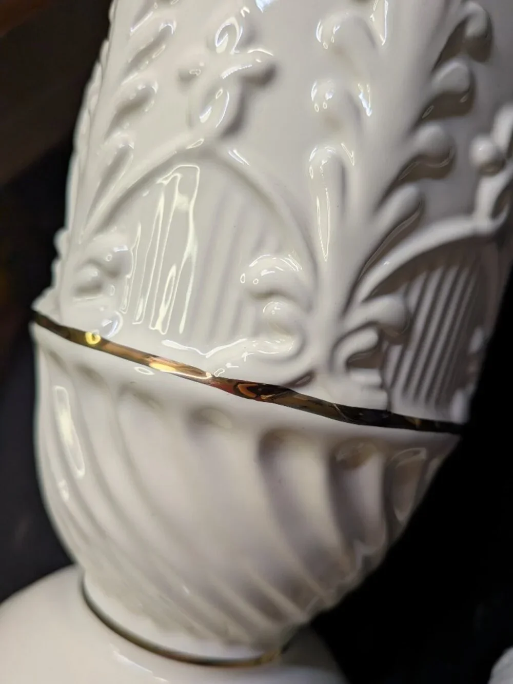 Baum Bros ivory porcelain